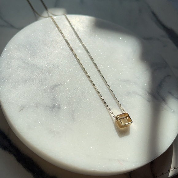 Urban Outfitters-Layered Geometric Shapes Necklace - Picture 6 of 10